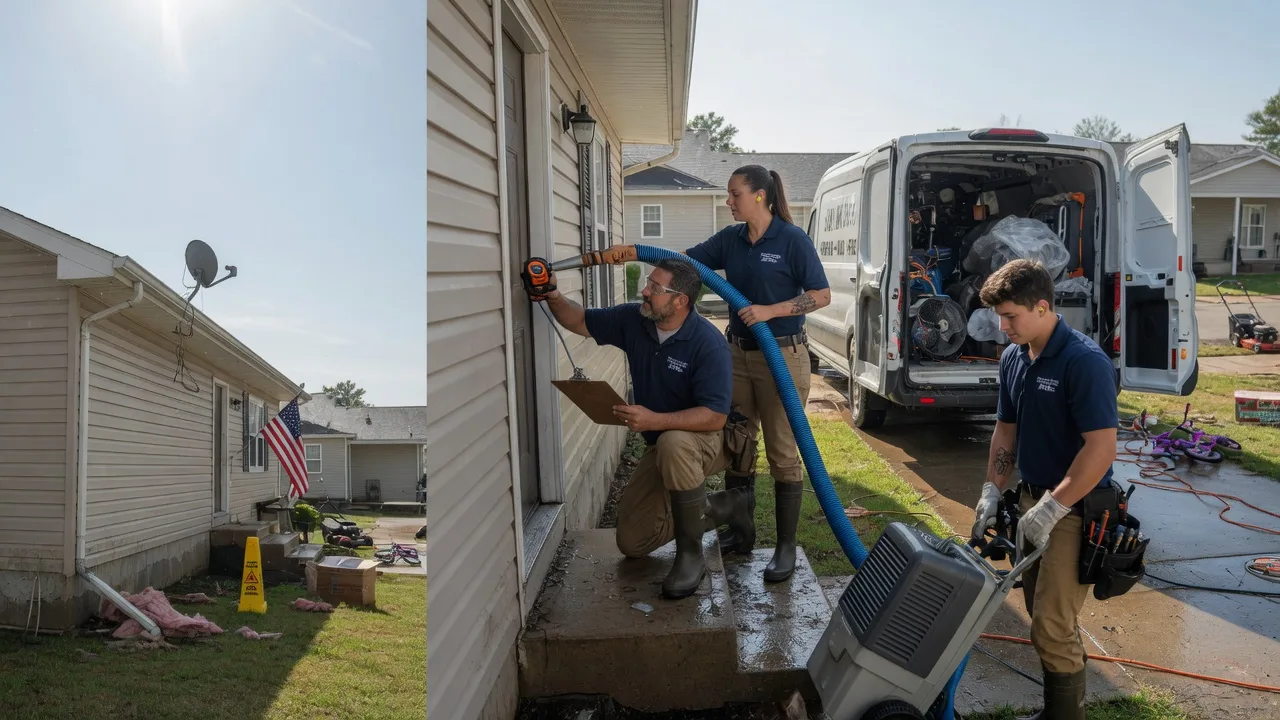 Ceiling Water Damage Restoration in Sandy Ridge, NC near me
